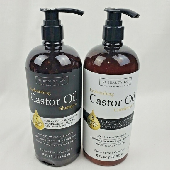 Hair Sj Creations Beauty Co Replenishing Castor Oil Shampoo